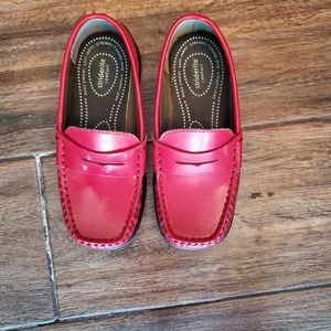 STRIDE RITE MACKENZIE   Girl's MOC   RED SIZE 11